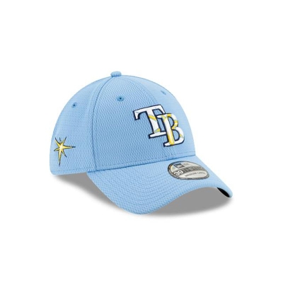 Blue Tampa Bay Rays Hat - New Era MLB 2021 Spring Training 39THIRTY Stretch Fit Caps USA6950831